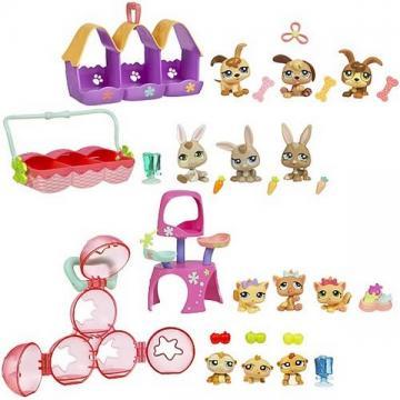Tripleti set de 3 animalute Hasbro - Pret | Preturi Tripleti set de 3 animalute Hasbro