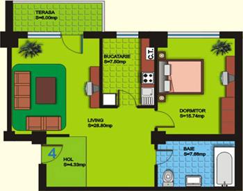 Vanzare 2 camere cartierul Confort City - Pret | Preturi Vanzare 2 camere cartierul Confort City