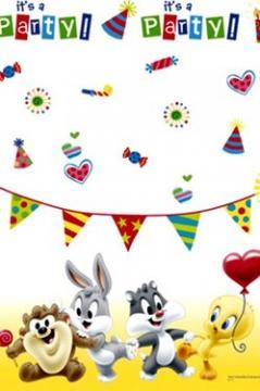 Fata de masa hartie BABY LOONEY TUNES HAPPY - Pret | Preturi Fata de masa hartie BABY LOONEY TUNES HAPPY