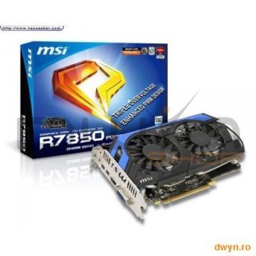 MSI ATI R7850 Power Edition 2GD5/OC, ATI 7850, GDDR5 2GB, 256bit, DVI, HDMI, 2xMini DisplayPort, DX1 - Pret | Preturi MSI ATI R7850 Power Edition 2GD5/OC, ATI 7850, GDDR5 2GB, 256bit, DVI, HDMI, 2xMini DisplayPort, DX1