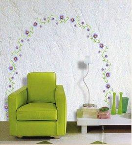 Sticker decorativ de perete Flower Vine Decor Mural - Pret | Preturi Sticker decorativ de perete Flower Vine Decor Mural