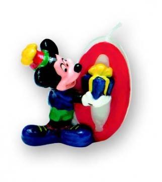 Mickey Mouse - Accesorii Party - Lumanare Cifra 0 - Pret | Preturi Mickey Mouse - Accesorii Party - Lumanare Cifra 0