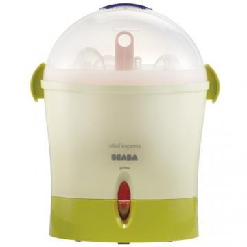 Beaba - Sterilizator electric biberoane 6 minute - Pastel/ Gipsy - Pret | Preturi Beaba - Sterilizator electric biberoane 6 minute - Pastel/ Gipsy