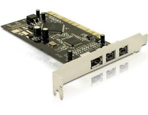 Placa PCI Firewire, 2 porturi B, 1 port A, Delock - Pret | Preturi Placa PCI Firewire, 2 porturi B, 1 port A, Delock