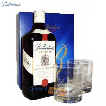 Whisky Ballantine`s 40% 0.7 L cu 2 pahare - Pret | Preturi Whisky Ballantine`s 40% 0.7 L cu 2 pahare