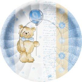 10 farfurii 18cm. - Teddy Bear Blue - Pret | Preturi 10 farfurii 18cm. - Teddy Bear Blue