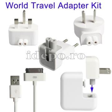 Travel kit iPhone/iPad iTech World Traveller WW5Accesorii iPhone - Pret | Preturi Travel kit iPhone/iPad iTech World Traveller WW5Accesorii iPhone