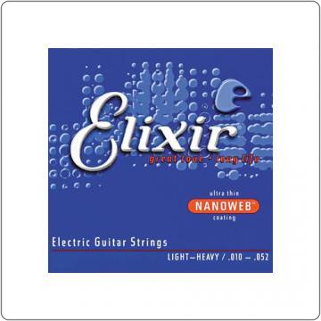 Elixir Nanoweb Light-Heavy (.010-.052) - Set corzi chitara electrica - Pret | Preturi Elixir Nanoweb Light-Heavy (.010-.052) - Set corzi chitara electrica