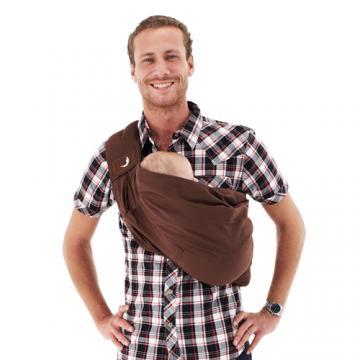 theBabaSling - Marsupiu Sling Bebe Cacao Brown - Pret | Preturi theBabaSling - Marsupiu Sling Bebe Cacao Brown