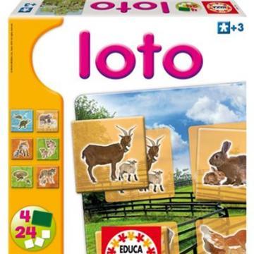 Educa - Joc Loto cu Animale - Pret | Preturi Educa - Joc Loto cu Animale