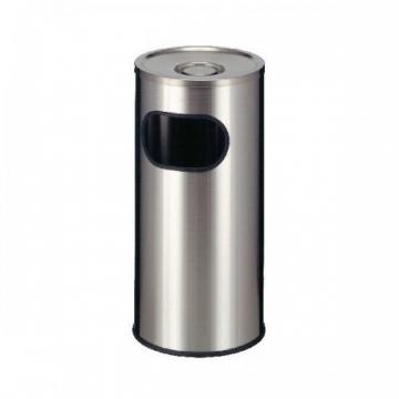Cos metalic cu scrumiera, 50 litri, VEPA BINS - stainless steel - Pret | Preturi Cos metalic cu scrumiera, 50 litri, VEPA BINS - stainless steel