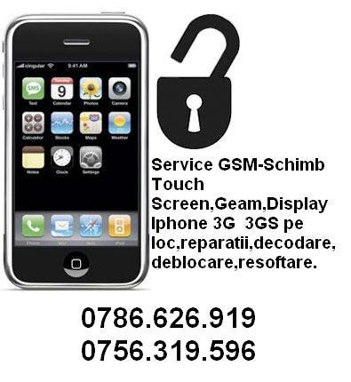 Schimb Touch Screen iPhone 4 3Gs 0786.626.919 Cellgsm service inlocuire Touch Screen iPhon - Pret | Preturi Schimb Touch Screen iPhone 4 3Gs 0786.626.919 Cellgsm service inlocuire Touch Screen iPhon