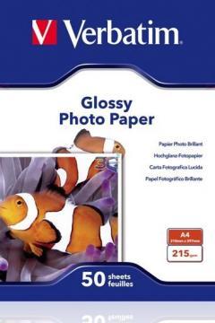 Hartie foto Verbatim A4, 215gsm, 50 Buc - Pret | Preturi Hartie foto Verbatim A4, 215gsm, 50 Buc