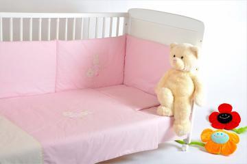 Lenjerie de pat pentru bebelusi BebeDeco Somn usor 4 piese V3 - Pret | Preturi Lenjerie de pat pentru bebelusi BebeDeco Somn usor 4 piese V3