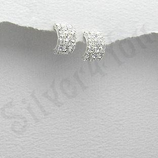 Silver4You.ro - Cercei argint mici cristale albe - Pret | Preturi Silver4You.ro - Cercei argint mici cristale albe