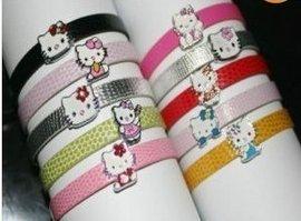 Bratara piele ecologica Hello Kitty - Pret | Preturi Bratara piele ecologica Hello Kitty