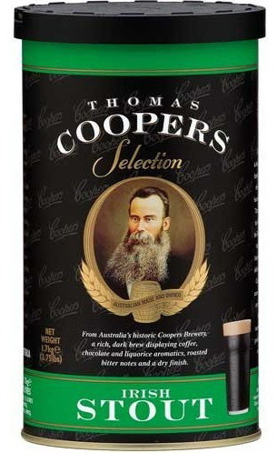 Coopers Irish Stout - kit pentru bere de casa - faci 23 de litri de bere super buna! - Pret | Preturi Coopers Irish Stout - kit pentru bere de casa - faci 23 de litri de bere super buna!