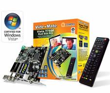 TV Tuner COMPRO T750F, PCI Hybrid (digital DVB-T+ analog) - Pret | Preturi TV Tuner COMPRO T750F, PCI Hybrid (digital DVB-T+ analog)