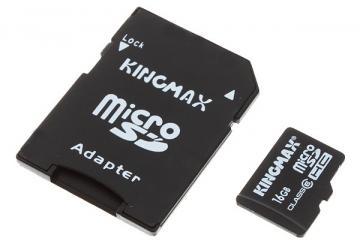 Micro-SDHC 16GB - 1 Adaptor - Class 6, KM16GMCSDHC61A Kingmax - Pret | Preturi Micro-SDHC 16GB - 1 Adaptor - Class 6, KM16GMCSDHC61A Kingmax