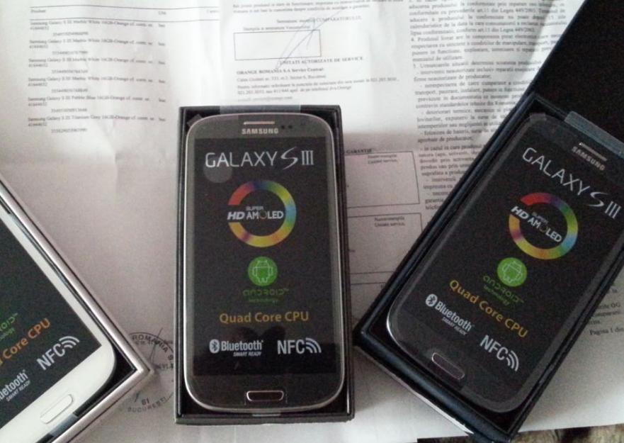 Samsung Galaxy S3 I9300 albastre noi sigilate garantie 2ani. - Pret | Preturi Samsung Galaxy S3 I9300 albastre noi sigilate garantie 2ani.