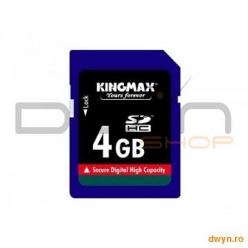 Kingmax Memorie 4GB MicroSD HC + Card Reader, class 4 - Pret | Preturi Kingmax Memorie 4GB MicroSD HC + Card Reader, class 4