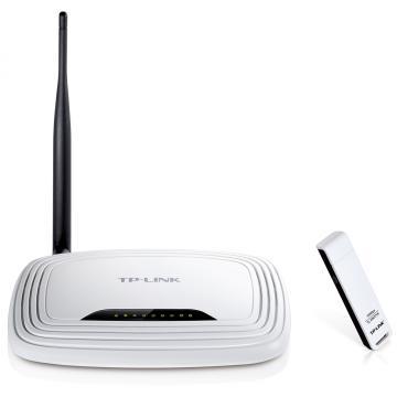 Kit router wireless TP-link TL-WR150KIT 150 Mbps + USB Adapter TL-WR150KIT - Pret | Preturi Kit router wireless TP-link TL-WR150KIT 150 Mbps + USB Adapter TL-WR150KIT