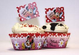 Kit pentru decorare prajituri briose MINNIE MOUSE - Pret | Preturi Kit pentru decorare prajituri briose MINNIE MOUSE