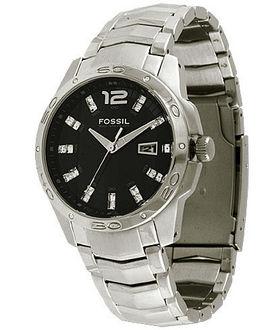 Ceas Fossil AM4089 Silver &amp; Black Crystilzed Dial - Pret | Preturi Ceas Fossil AM4089 Silver &amp; Black Crystilzed Dial