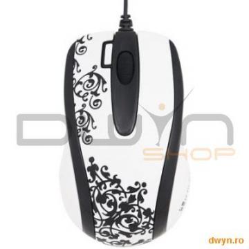 Mouse G-Cube G-Laser Black&amp;White: Endless Note, USB, GLBW-73EN - Pret | Preturi Mouse G-Cube G-Laser Black&amp;White: Endless Note, USB, GLBW-73EN