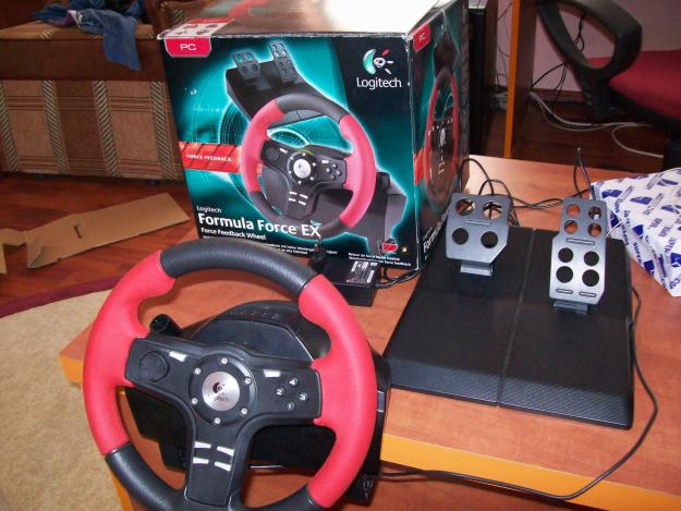 Vand Consola Volan + Pedale Logitech Formula Force Ex - Pret | Preturi Vand Consola Volan + Pedale Logitech Formula Force Ex