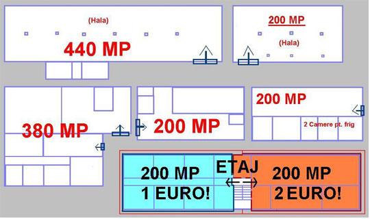 Spatii hale depozitare productie birouri de la 1 euromp - Pret | Preturi Spatii hale depozitare productie birouri de la 1 euromp