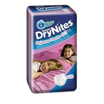 HUGGIES Dry Nites Girl Chilot Absorbant Noapte Copii 4-7 Ani (17-30 Kg) *10buc - Pret | Preturi HUGGIES Dry Nites Girl Chilot Absorbant Noapte Copii 4-7 Ani (17-30 Kg) *10buc