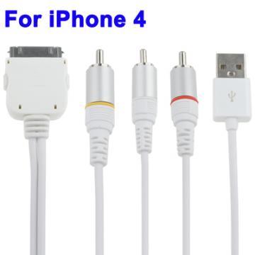 Cablu Video Out pentru iPhone 3G 3Gs 4 4S iPad iPad 2 iPod Touch - Pret | Preturi Cablu Video Out pentru iPhone 3G 3Gs 4 4S iPad iPad 2 iPod Touch