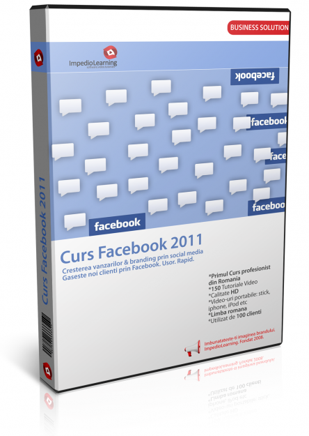 Primul CURS Facebook 2011: cresterea vanzarilor prin Facebook - Pret | Preturi Primul CURS Facebook 2011: cresterea vanzarilor prin Facebook