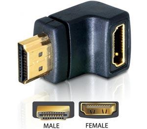 Adaptor HDMI T-M 90 grade, Delock 65071 - Pret | Preturi Adaptor HDMI T-M 90 grade, Delock 65071