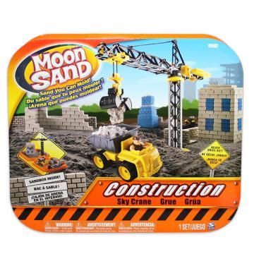 Moon Sand Set Constructie cu Macara - Pret | Preturi Moon Sand Set Constructie cu Macara