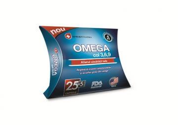 Omega Col 3-6-9 *25cps + 5cps Gratis - Pret | Preturi Omega Col 3-6-9 *25cps + 5cps Gratis