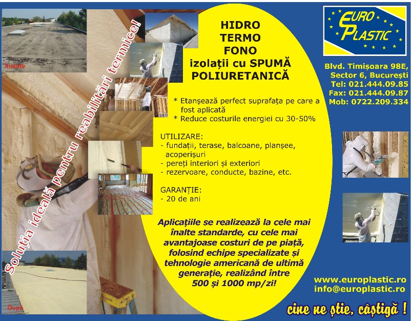 SC Europlastic SRL - Hidroizolatii - Pret | Preturi SC Europlastic SRL - Hidroizolatii