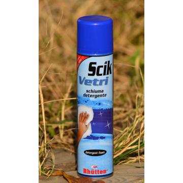 Spray spuma-detergent pentru curatare geamuri - Scik Vetri - Pret | Preturi Spray spuma-detergent pentru curatare geamuri - Scik Vetri