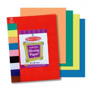 Melissa &amp; Doug - Hartie lucioasa (glace) multicolora - Pret | Preturi Melissa &amp; Doug - Hartie lucioasa (glace) multicolora