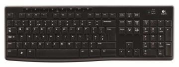 Tastatura Logitech Wireless K270, 8 taste multimedia, Nano Unifying Receiver, USB, neagra (920-003738) - Pret | Preturi Tastatura Logitech Wireless K270, 8 taste multimedia, Nano Unifying Receiver, USB, neagra (920-003738)