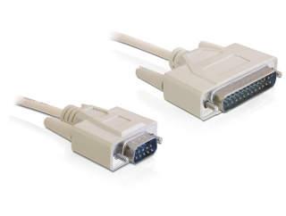 Cablu serial RS232 9 pini la 25 pini T - T, Delock 82986 - Pret | Preturi Cablu serial RS232 9 pini la 25 pini T - T, Delock 82986