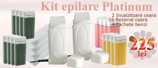 Kit 4 epilare Platinum - Pret | Preturi Kit 4 epilare Platinum