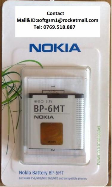 BATERIE NOKIA 6720 Classic E51 N81 N81-8GB N82 ORIGINALA SIGILATA BP-6MT - Pret | Preturi BATERIE NOKIA 6720 Classic E51 N81 N81-8GB N82 ORIGINALA SIGILATA BP-6MT