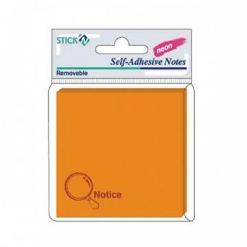 Stick notes 76 x 76 mm - lupa, 50 file, HOPAX - orange neon - Pret | Preturi Stick notes 76 x 76 mm - lupa, 50 file, HOPAX - orange neon