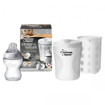 Tommee Tippee - Closer to Nature Sterilizator pentru calatorii ptr 1 biberon - Pret | Preturi Tommee Tippee - Closer to Nature Sterilizator pentru calatorii ptr 1 biberon