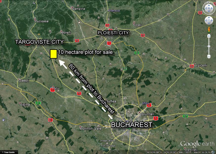 10 hectares agricultural plot for sale in Romania - Dambovita - Pret | Preturi 10 hectares agricultural plot for sale in Romania - Dambovita