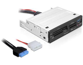 Card reader USB 3.0 63 in 1, 3.5 inch bay, Delock 91725 - Pret | Preturi Card reader USB 3.0 63 in 1, 3.5 inch bay, Delock 91725