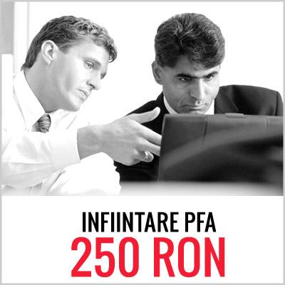 Infiintare PFA – 250 lei - Pret | Preturi Infiintare PFA – 250 lei