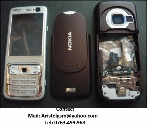 Carcasa Nokia N73 Silver (ARGINTIE) ORIGINALA NOUA - Pret | Preturi Carcasa Nokia N73 Silver (ARGINTIE) ORIGINALA NOUA